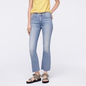 J. Crew 9" demi-boot crop jean Cornflower Size 24